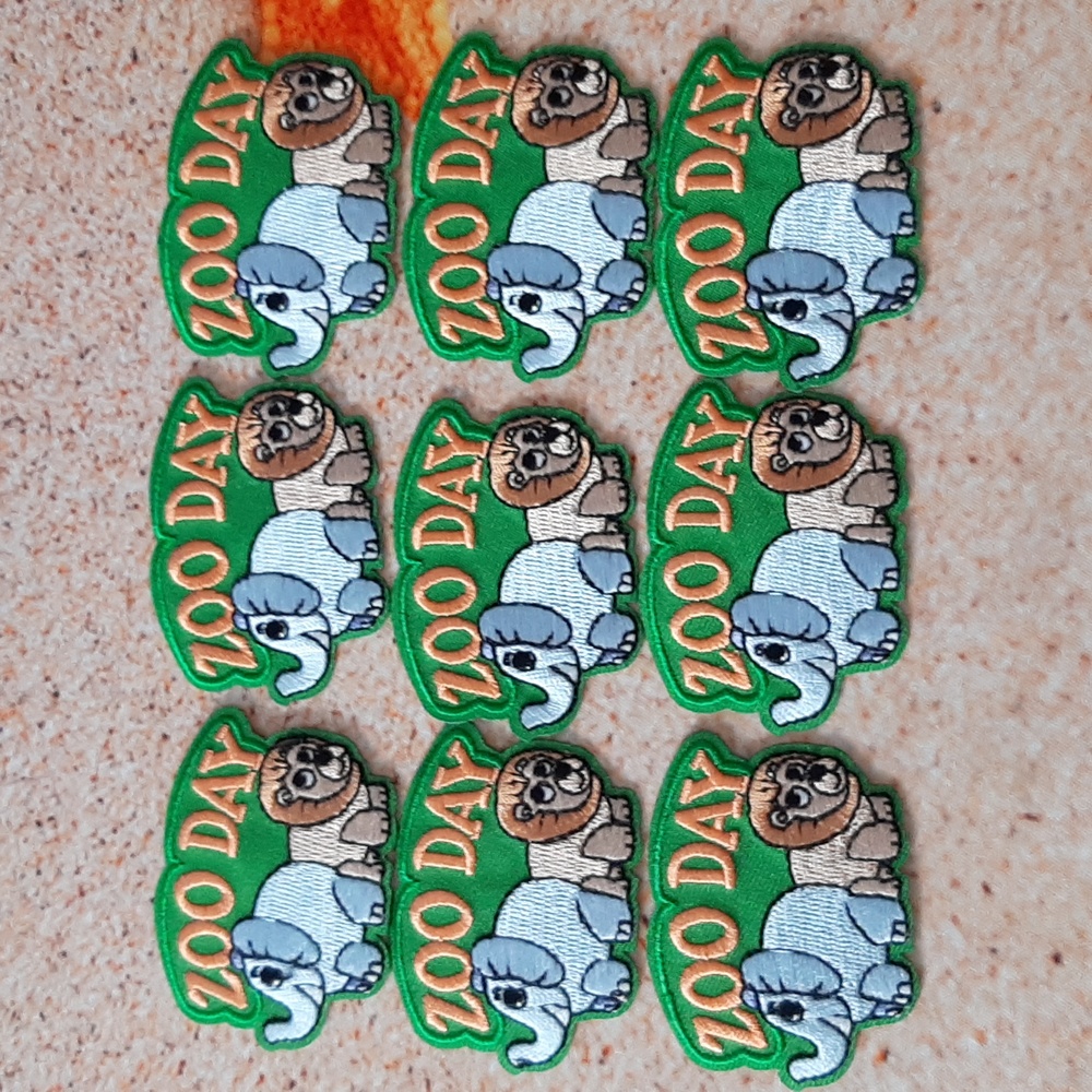 Zoo Day - Girl Scout Fun Patch Bundle - NEW Iron On 🦋❤